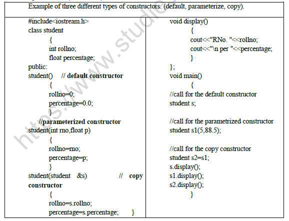 Constructor And Destructor In C Example Program